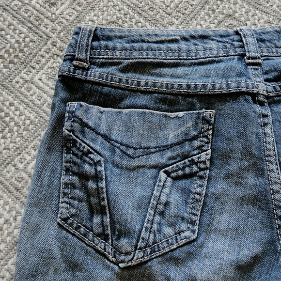 Miley Cyrus Max Azria Vintage Distressed Jean Cutoff Shorts Size 7 - Picture 7 of 10